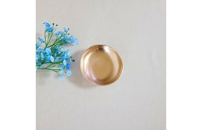 방짜 유기 접시 디자인 놋접시 찬기 사각 둥근 원형 앞접시 나눔 신혼 선물 주물 반찬그릇 브론즈아트공방