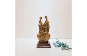 가족 (2호)/청동 황동 공예품 조각상 조각품 조형물 인테리어소품 장식품 집들이선물