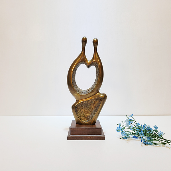 연인 (2호)/황동 청동 공예품 조각상 조각품 조형물 생활소품 인테리어소품 장식용품