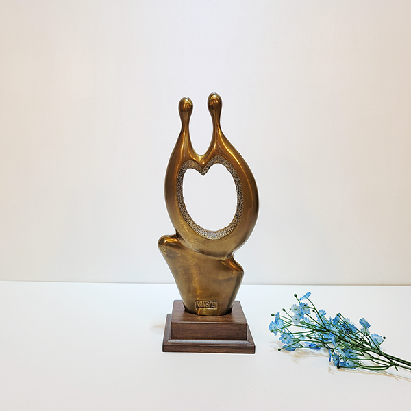 연인 (2호)/황동 청동 공예품 조각상 조각품 조형물 생활소품 인테리어소품 장식용품