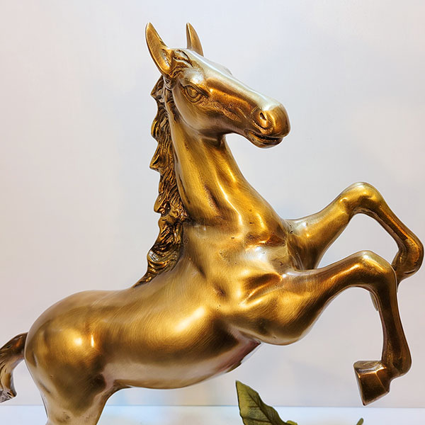 바탕말(특대)/황동 청동 공예품 조각상 조각품 조형물 인테리어소품 조형물 사무실 개업선물 장식용품