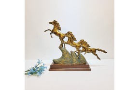 3마도/황동 청동 공예품 신주 주물 금속 상패 조각상 조각품 조형물 생활소품 인테리어소품 말 장식용품