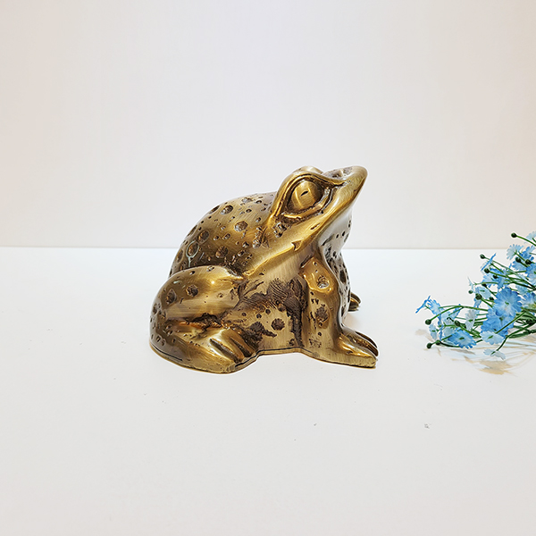 두꺼비(중)/황동 청동 공예품 신주 주물 금속 조각상 조각품 조형물 생활소품 인테리어소품 장식품