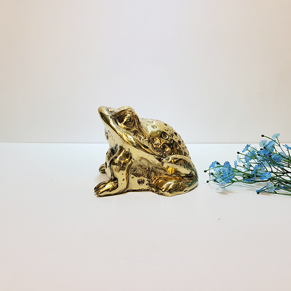 두꺼비(중)/황동 청동 공예품 신주 주물 금속 조각상 조각품 조형물 생활소품 인테리어소품 장식품