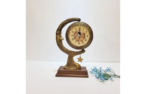 해,달,별 탁상시계/황동 청동 공예품 신주 주물 금속 상패 장식품 생활소품 인테리어소품