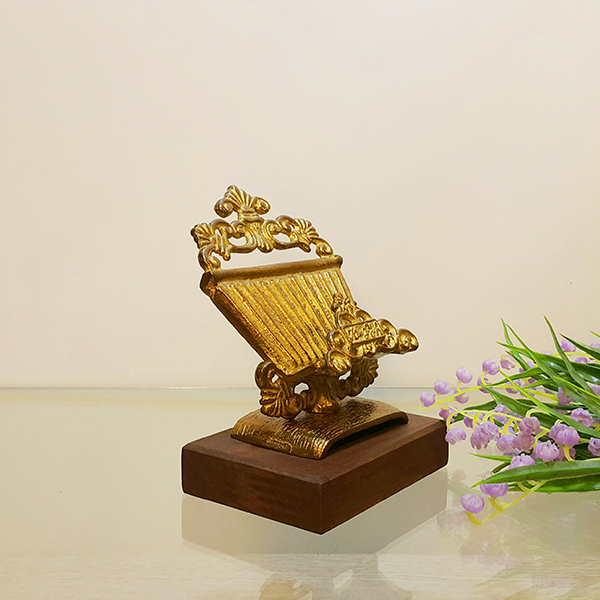 로즈 명함꽂이/황동 청동 공예품 신주 주물 금속 생활소품 인테리어소품 업소 사무실 개업선물