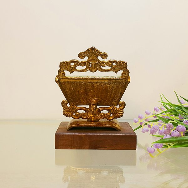 로즈 명함꽂이/황동 청동 공예품 신주 주물 금속 생활소품 인테리어소품 업소 사무실 개업선물