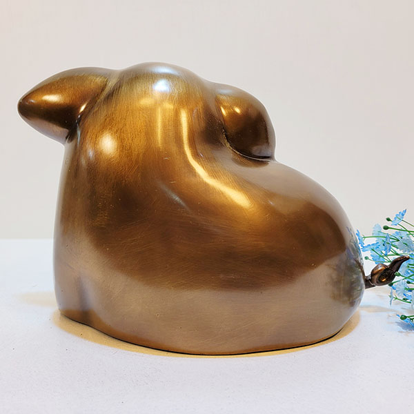 웃는 복돼지 대 브론즈 황금돼지 청동 황동 주물 신주 풍수 재물운 재물복 성공기원 복돼지