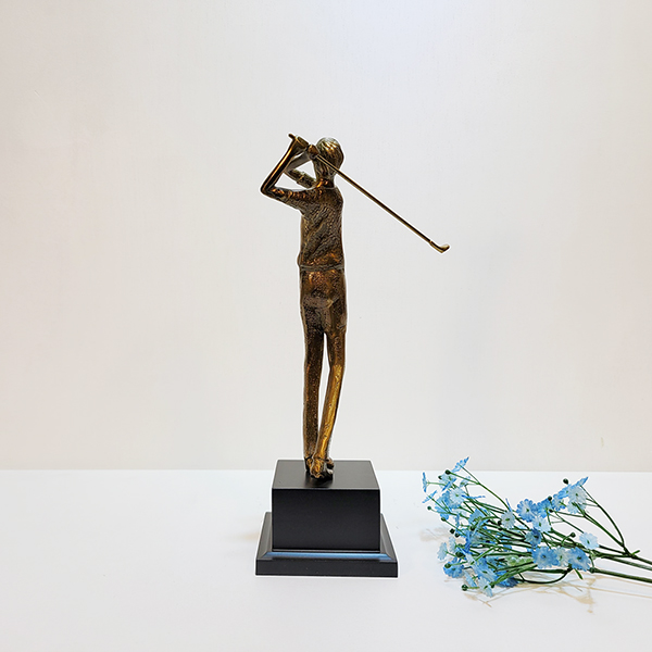 골프(소)상패/황동 청동 공예품 신주 주물 금속 조각상 조각품 인테리어소품 홀인원 이글패 싱글패 골프패