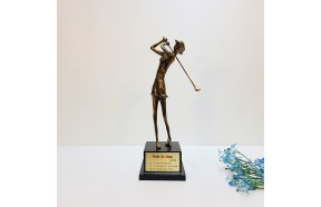 골프(소)상패/황동 청동 공예품 신주 주물 금속 조각상 조각품 인테리어소품 홀인원 이글패 싱글패 골프패