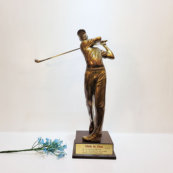 골프(대)상패/황동 청동 공예품 신주 주물 금속 조각상 조각품 인테리어소품 홀인원 이글패 싱글패 골프패