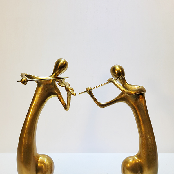 악기(소)/황동 청동 공예품 신주 주물 금속 조각품 인테리어소품 바이올린 플룻 연주