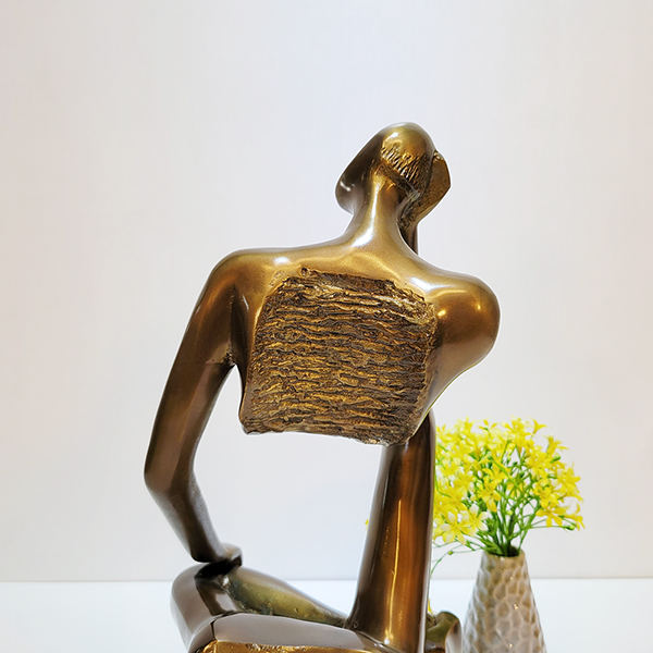 로댕(생각하는사람)조각상/황동 청동 공예품 신주 주물 금속 상패 조각상 조각품 조형물 생활소품 인테리어소품