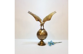 지구독수리(대)/황동 청동 공예품 신주 주물 금속 조각상 조각품 조형물 인테리어소품 독수리