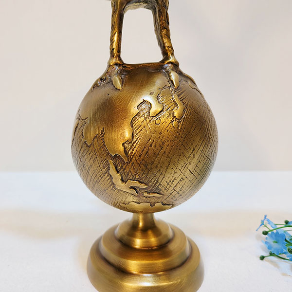 지구독수리(소)/황동 청동 공예품 신주 주물 금속 상패 조각상 조각품 조형물 생활소품 인테리어소품 독수리 이글패