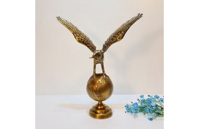 지구독수리(소)/황동 청동 공예품 신주 주물 금속 상패 조각상 조각품 조형물 생활소품 인테리어소품 독수리 이글패