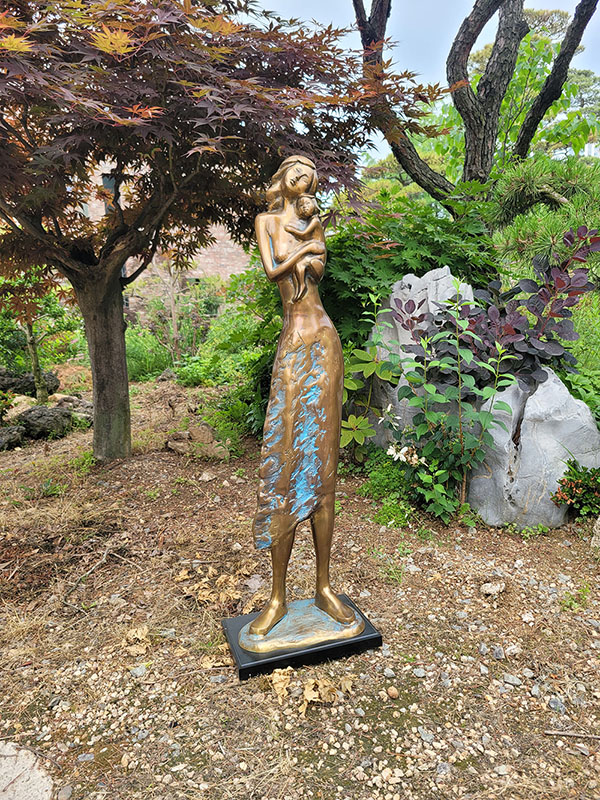 모자(3호)조형물/황동 청동 공예품 신주 주물 금속 조각상 조각품 조형물 생활소품 인테리어소품