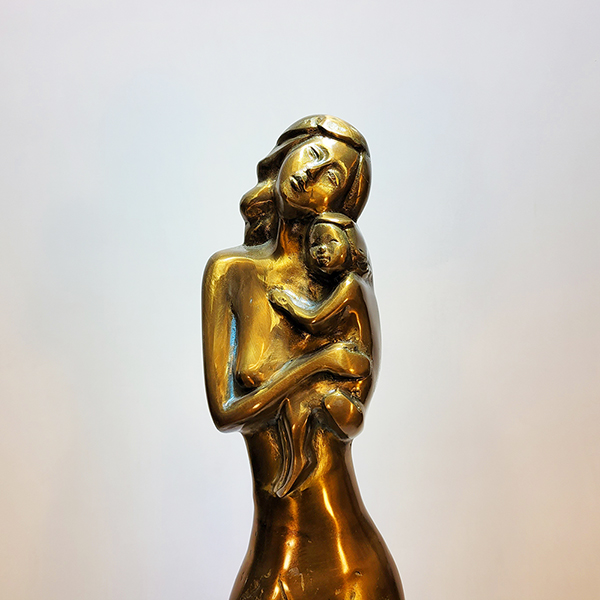 모자(3호)조형물/황동 청동 공예품 신주 주물 금속 조각상 조각품 조형물 생활소품 인테리어소품