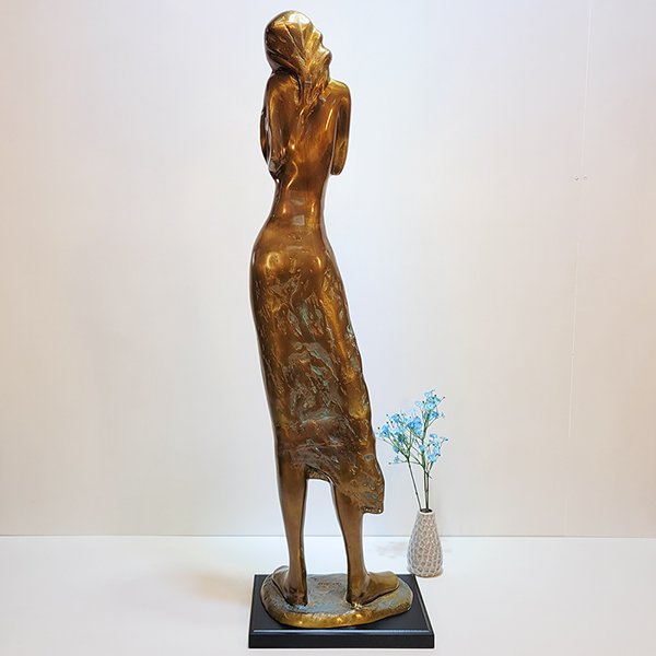 모자(3호)조형물/황동 청동 공예품 신주 주물 금속 조각상 조각품 조형물 생활소품 인테리어소품