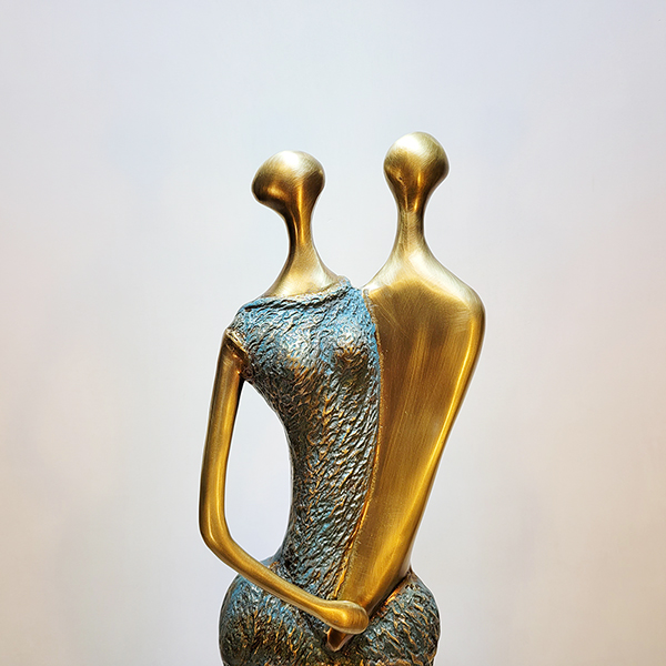 느낌(대)조형물/황동 청동 공예품 조각상 조각품 인테리어소품 개업선물 집들이선물