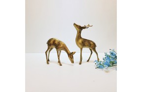 사슴(소)/황동 청동 공예품 신주 주물 금속 조각상 조각품 조형물 생활소품 인테리어소품 장식용품