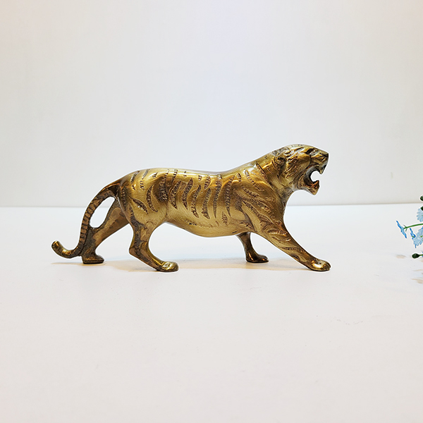호랑이(소)/황동 청동 공예품 신주 주물 금속 조각상 조각품 조형물 개업선물 인테리어소품 장식용품