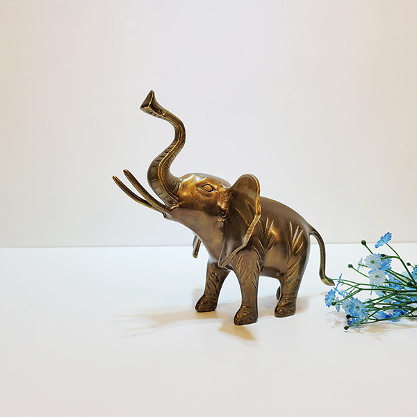 코끼리(소)/황동 청동 공예품 신주 주물 금속 조각상 조각품 조형물 생활소품 인테리어소품 장식용품 개업선물