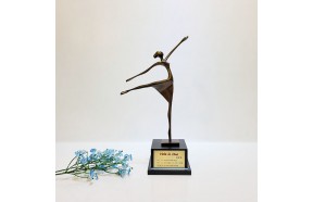 발레1호 상패/황동 청동 공예품 신주 주물 금속 상패 조각상 조각품 조형물 인테리어소품 기념패 감사패 대회