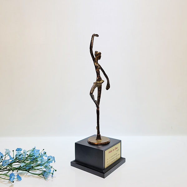발레2호 상패/황동 청동 공예품 신주 주물 금속 상패 조각상 조각품 조형물 인테리어소품 기념패 감사패 대회