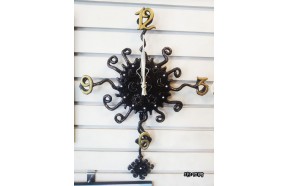 패션큐빅시계/알루미늄 주물시계 주물 금속 조각품 생활소품 인테리어 벽시계 디자인시계