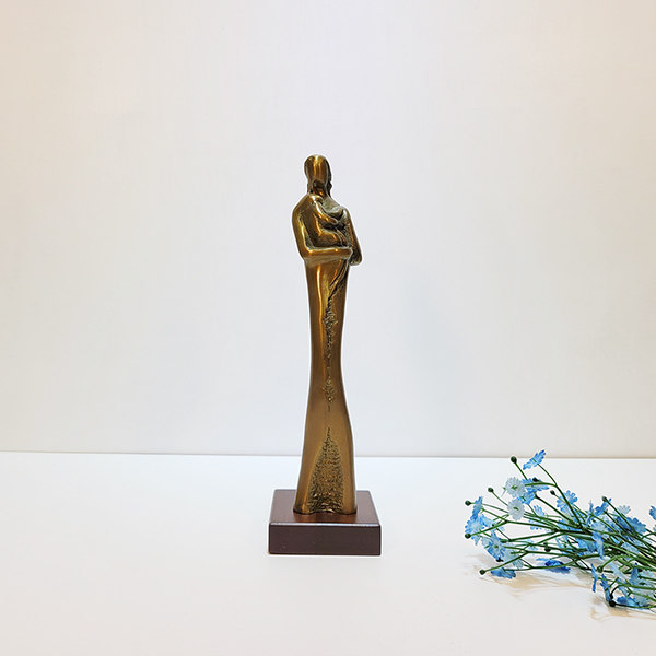 모자(2호)조형물/황동 청동 공예품 신주 주물 금속 조각상 조각품 조형물 생활소품 인테리어소품