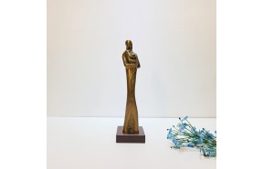 모자(2호)조형물/황동 청동 공예품 신주 주물 금속 조각상 조각품 조형물 생활소품 인테리어소품