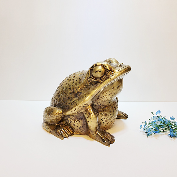 두꺼비 대 조형물/황동 청동 공예품 신주 주물 금속 상패 조각상 조각품 장식품 조형물 풍수 인테리어소품