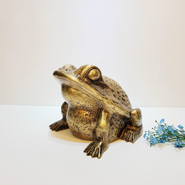 두꺼비 대 조형물/황동 청동 공예품 신주 주물 금속 상패 조각상 조각품 장식품 조형물 풍수 인테리어소품