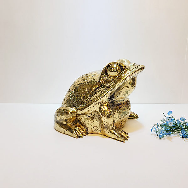 두꺼비 대 조형물/황동 청동 공예품 신주 주물 금속 상패 조각상 조각품 장식품 조형물 풍수 인테리어소품