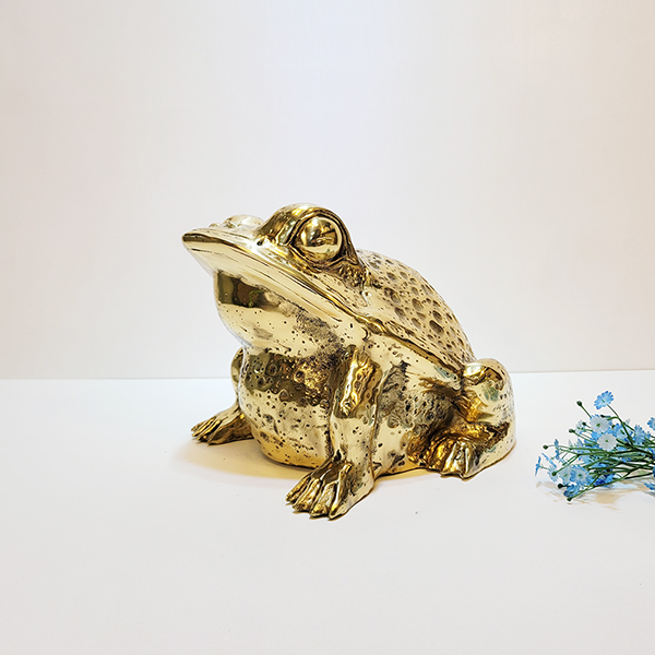 두꺼비 대 조형물/황동 청동 공예품 신주 주물 금속 상패 조각상 조각품 장식품 조형물 풍수 인테리어소품