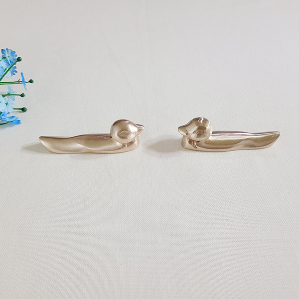 오리수저받침대/유기 수저 방짜 수저세트 놋수저 놋그릇 놋숟가락 유기제품 받침대 오리 도마