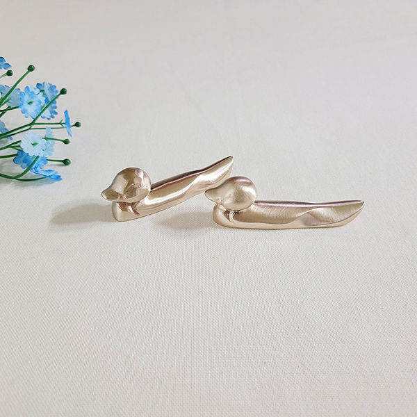 오리수저받침대/유기 수저 방짜 수저세트 놋수저 놋그릇 놋숟가락 유기제품 받침대 오리 도마