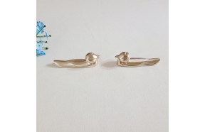 오리수저받침대/유기 수저 방짜 수저세트 놋수저 놋그릇 놋숟가락 유기제품 받침대 오리 도마