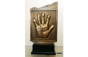 핸드프린팅(손)/황동 청동 공예품 신주 주물 금속 상패 조각상 조각품 조형물 인테리어소품 기념패 장식품 주문제작