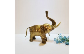 코끼리(중)/황동 청동 공예품 신주 주물 금속 조각상 조각품 조형물 생활소품 인테리어소품 장식용품