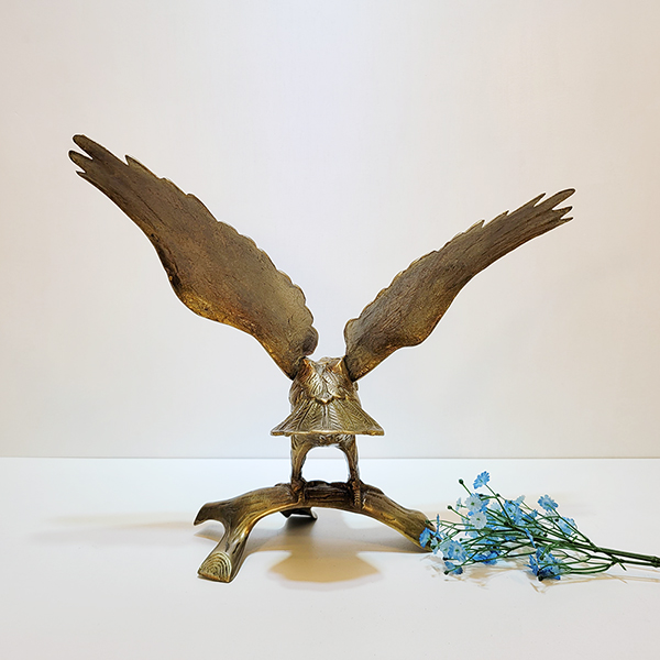 가지 독수리(대)/황동 청동 공예품 신주 주물 상패 조각상 조각품 조형물 인테리어소품 이글패 독수리