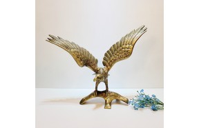 가지 독수리(대)/황동 청동 공예품 신주 주물 상패 조각상 조각품 조형물 인테리어소품 이글패 독수리