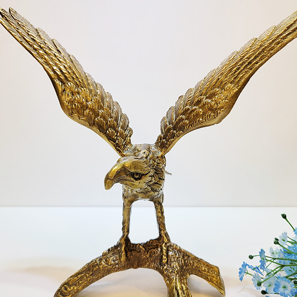 가지 독수리(소)/조각상 조형물 이글패 브론즈 황동 청동 공예품 신주 주물 금속 조각품 인테리어소품