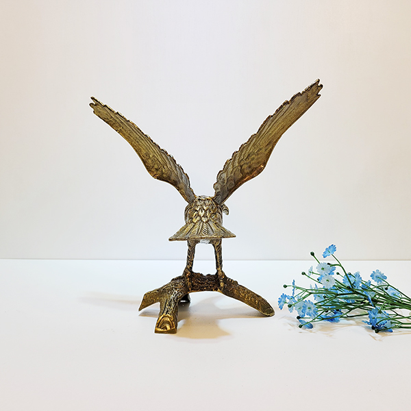 가지 독수리(소)/조각상 조형물 이글패 브론즈 황동 청동 공예품 신주 주물 금속 조각품 인테리어소품