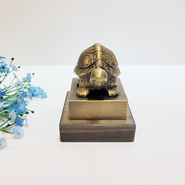 거북이 옥새 도장/청동 황동 공예품 신주 주물 상패 조각상 조각품 기념패 장식품 인테리어 주문제작 도장 옥쇄 옥쇠