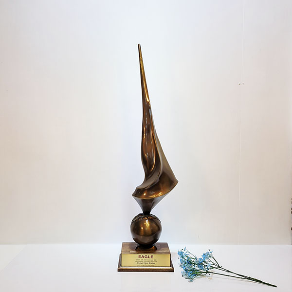 힘 상패 청동 황동 공예품 기념패 감사패 공로패 골프 상패