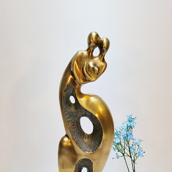 사랑에찬가 조각품/청동 황동 공예품 조각상 조형물 인테리어소품 장식품 가족선물