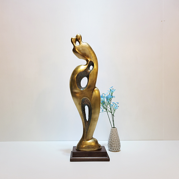 사랑에찬가 조각품/청동 황동 공예품 조각상 조형물 인테리어소품 장식품 가족선물