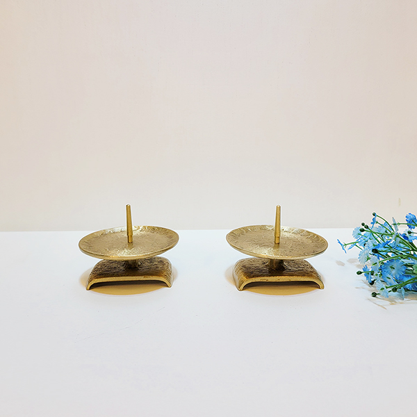 청동 황동 촛대/공예품 신주 주물 금속 생활소품 인테리어소품 캔들 인테리어 천주교 불교용품